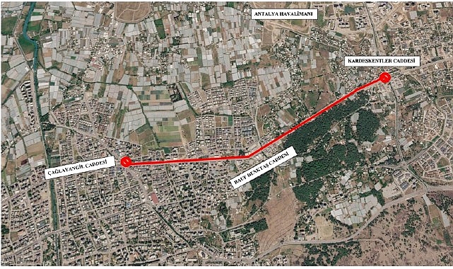Büyükşehir Rauf Denktaş ve Bülent Ecevit Bulvarlarında asfalt çalışmalarına başlıyor