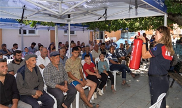 İzmir’in kırsal mahalleleri yangına karşı güçleniyor